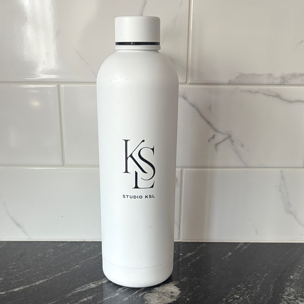 New Studio KSL Katrina Scott Stainless Steel Water Bottle White